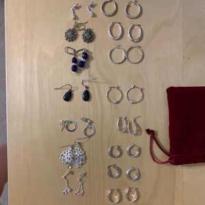 Earring lot 18 pairs